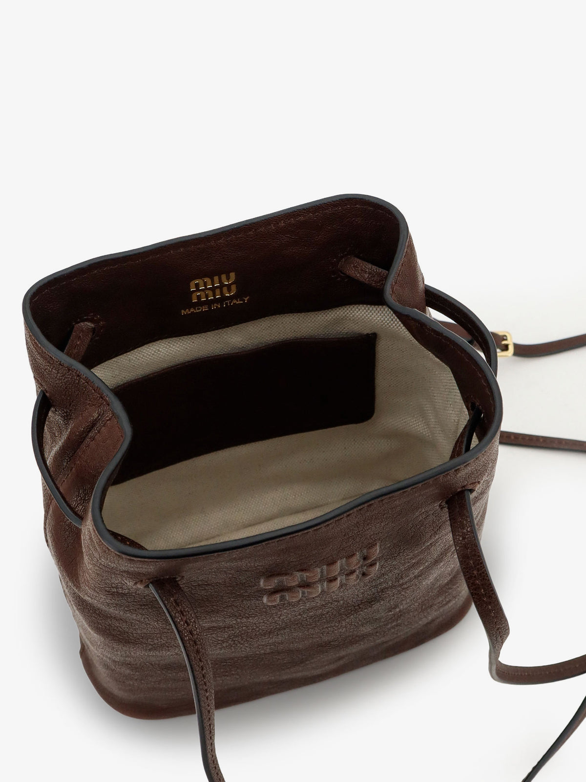 Leather mini crossbody bag