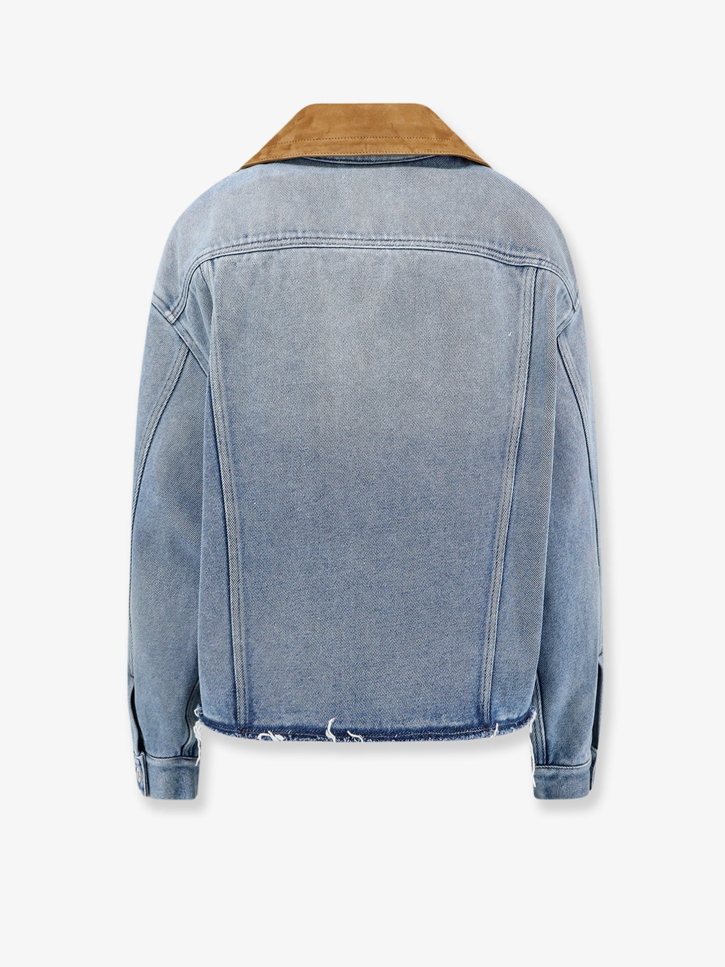 Giubbino Denim con dettaglio in suede