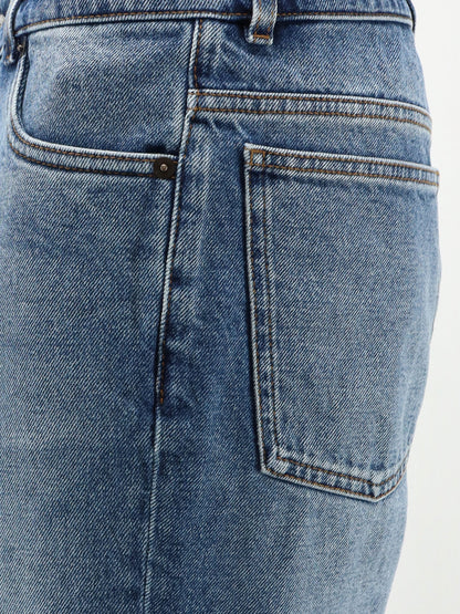 Blue denim jeans thumbnail