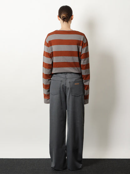 Grey Light Denim trousers thumbnail