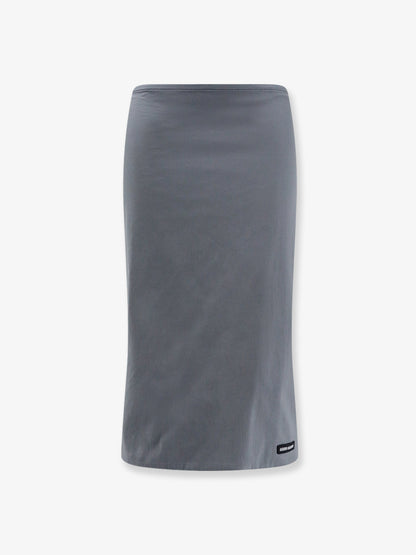 Cotton blend midi skirt thumbnail