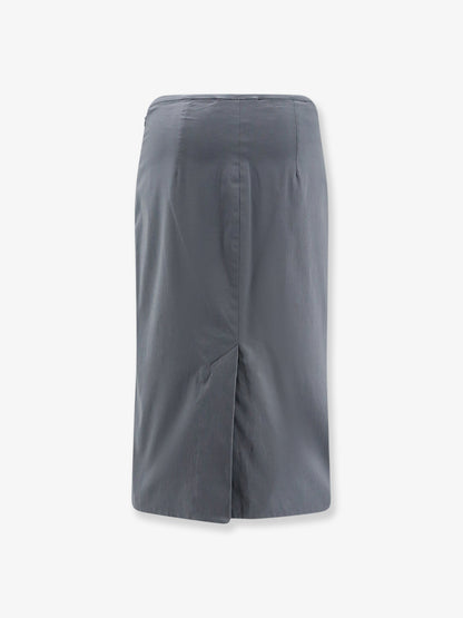 Cotton blend midi skirt thumbnail