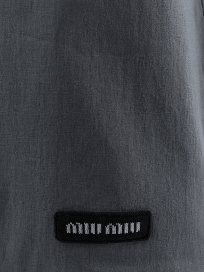 Cotton blend midi skirt thumbnail
