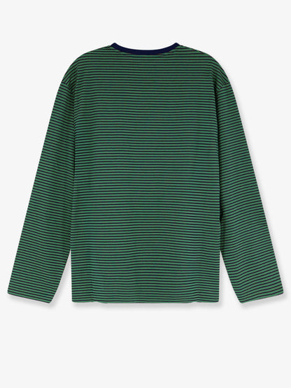 Cotton T-shirt with striped pattern thumbnail