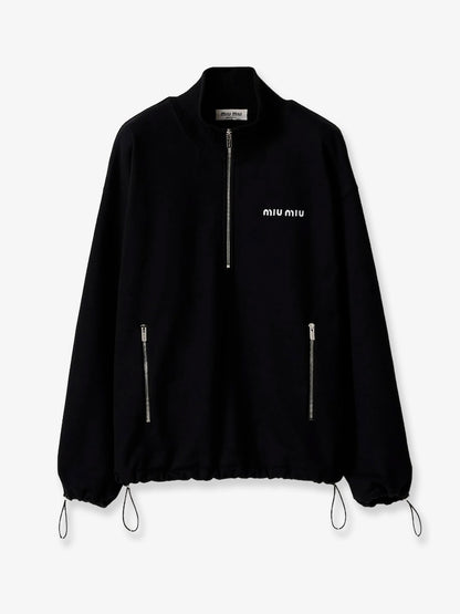 Fleece sweatshirt with Lettering Logo embroidery thumbnail
