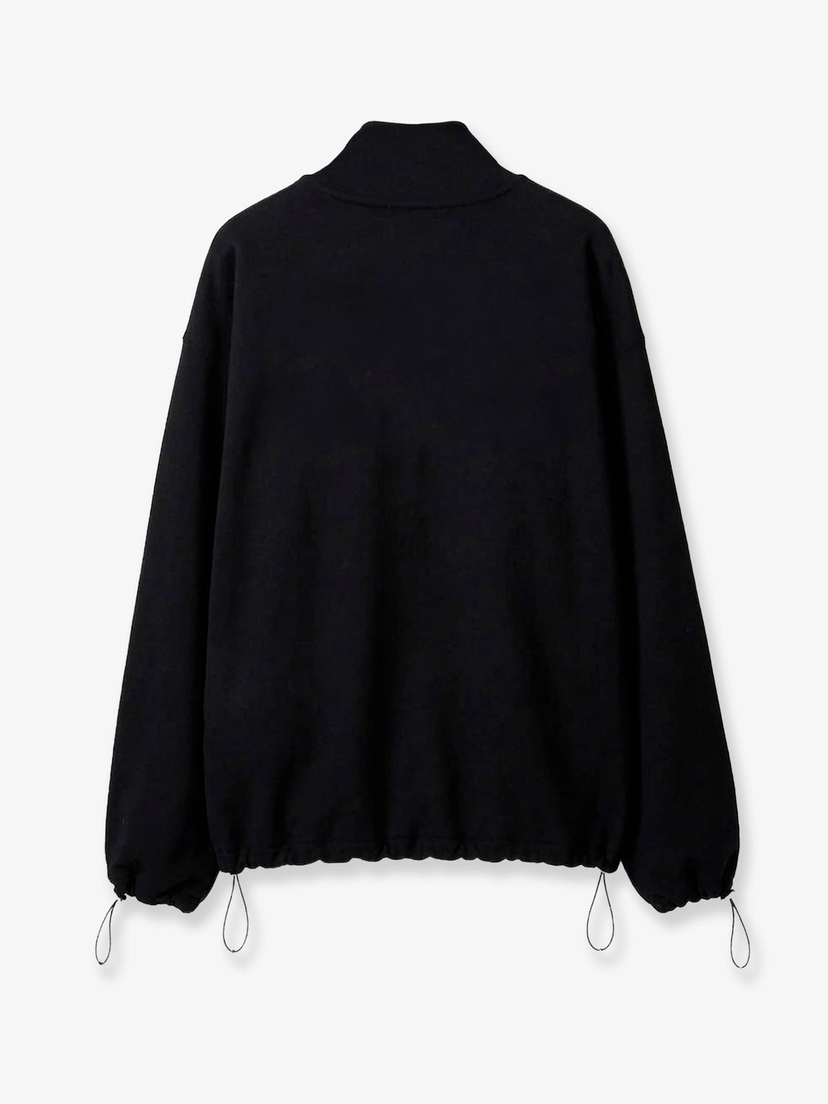 Fleece sweatshirt with Lettering Logo embroidery