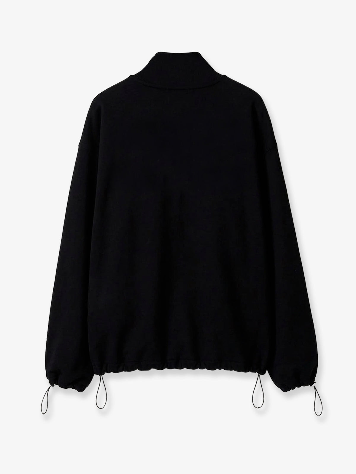 Fleece sweatshirt with Lettering Logo embroidery
