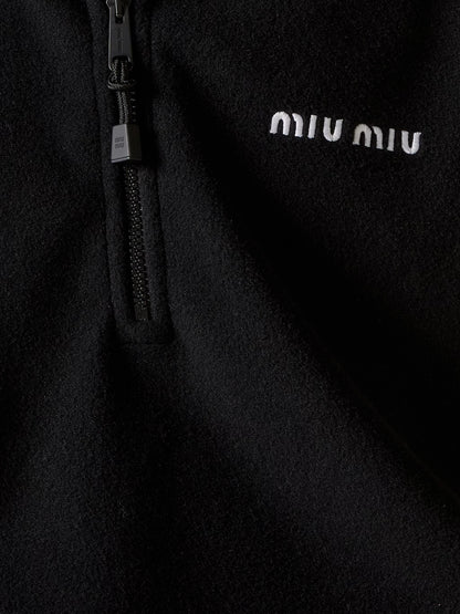 Fleece sweatshirt with Lettering Logo embroidery thumbnail