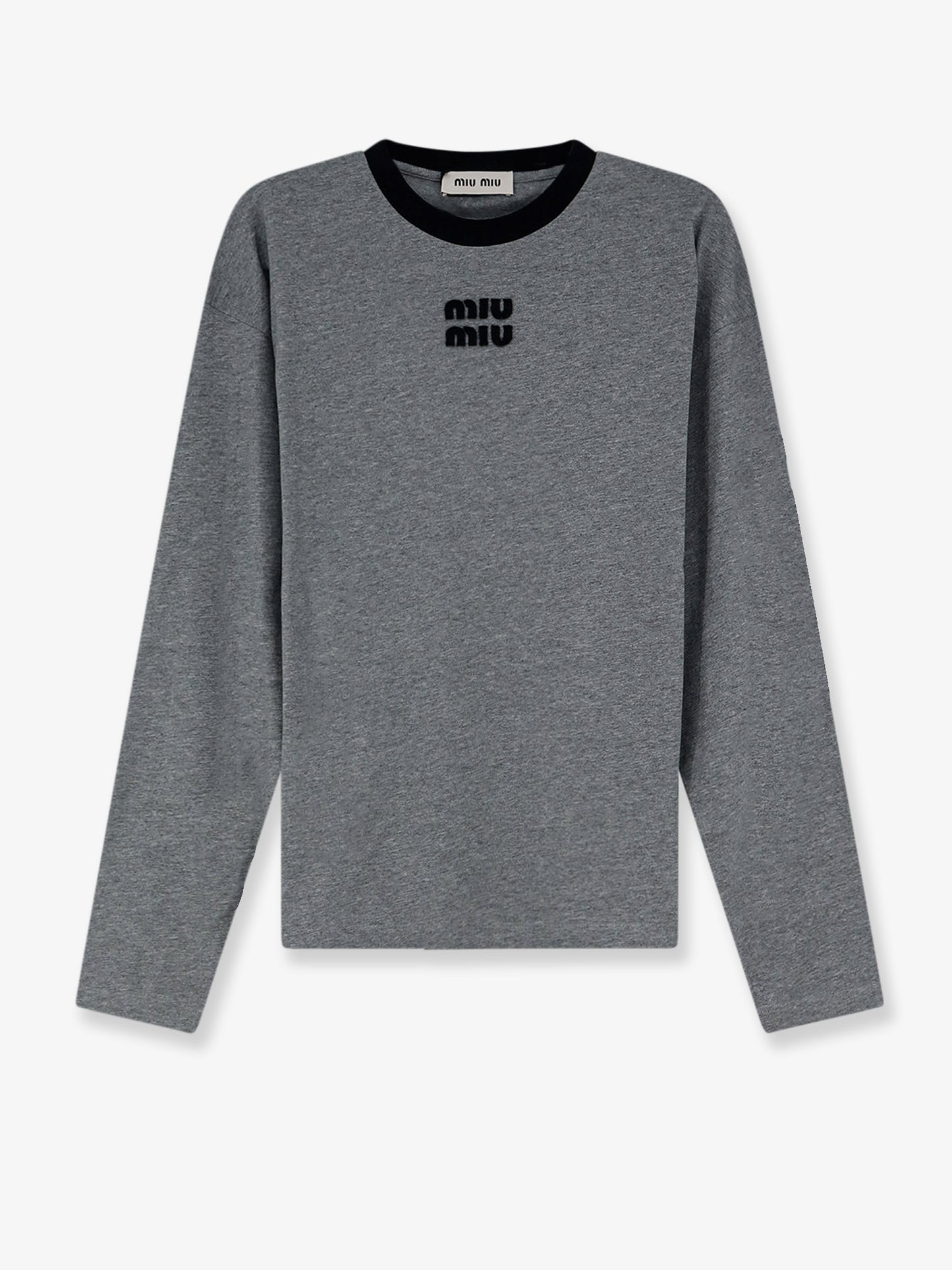 T-shirt in cotone con logo frontale