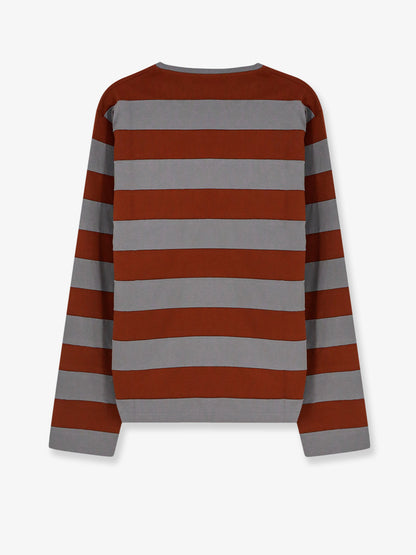 Cotton T-shirt with striped pattern thumbnail
