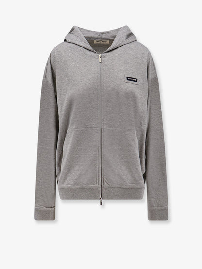 Mélange jersey sweatshirt thumbnail