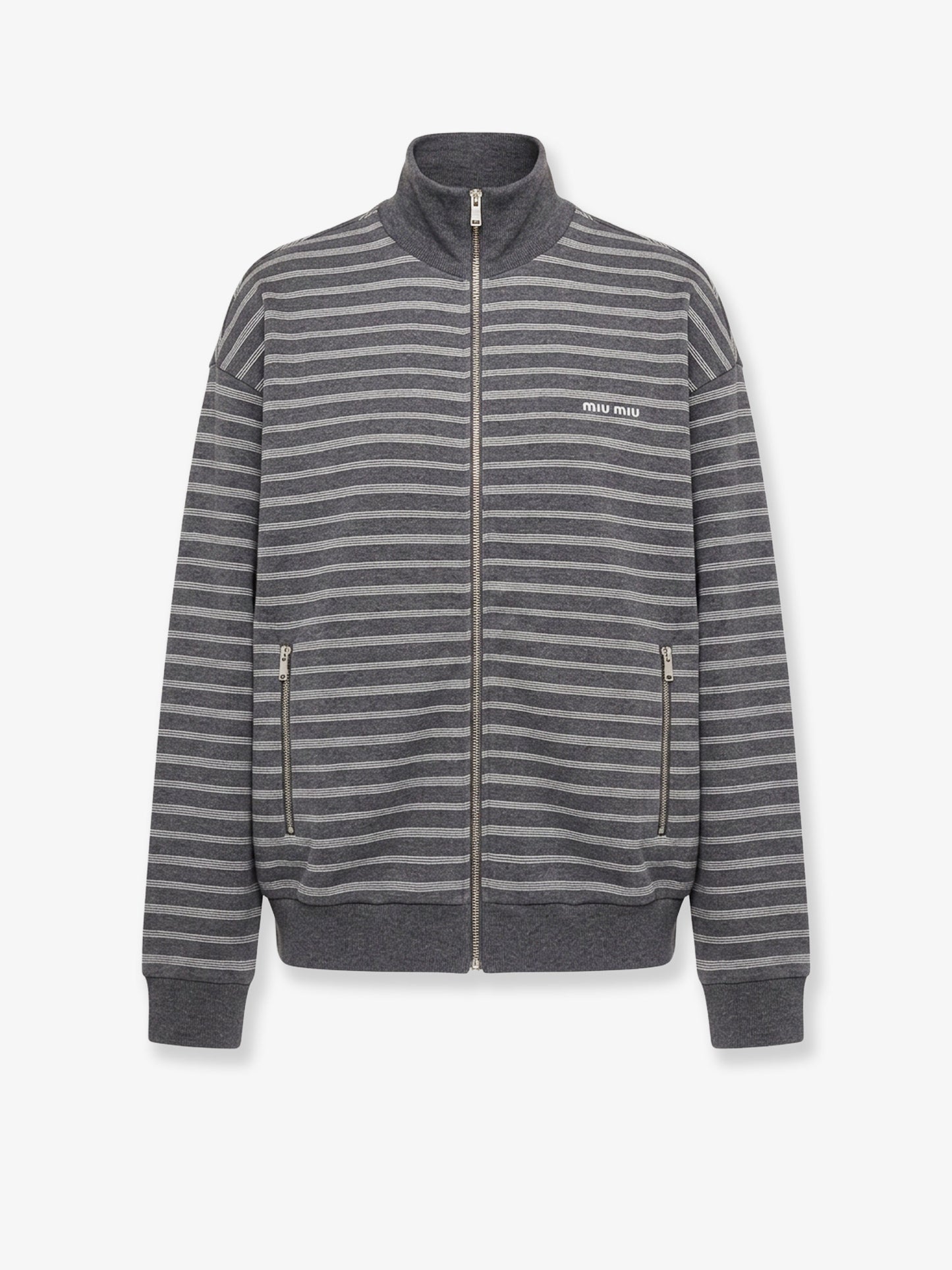 Striped cotton sweatshirt