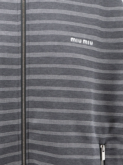 Striped cotton sweatshirt thumbnail