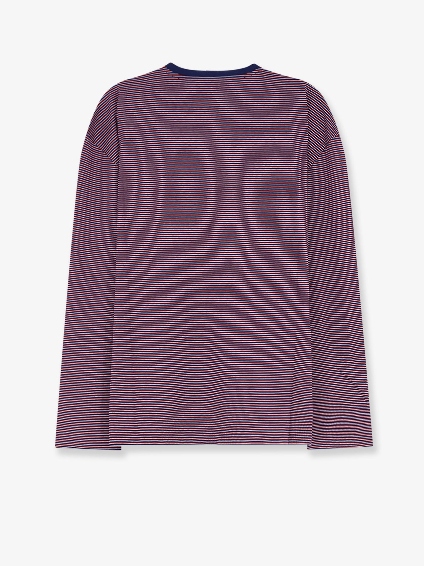 Cotton T-shirt with striped pattern