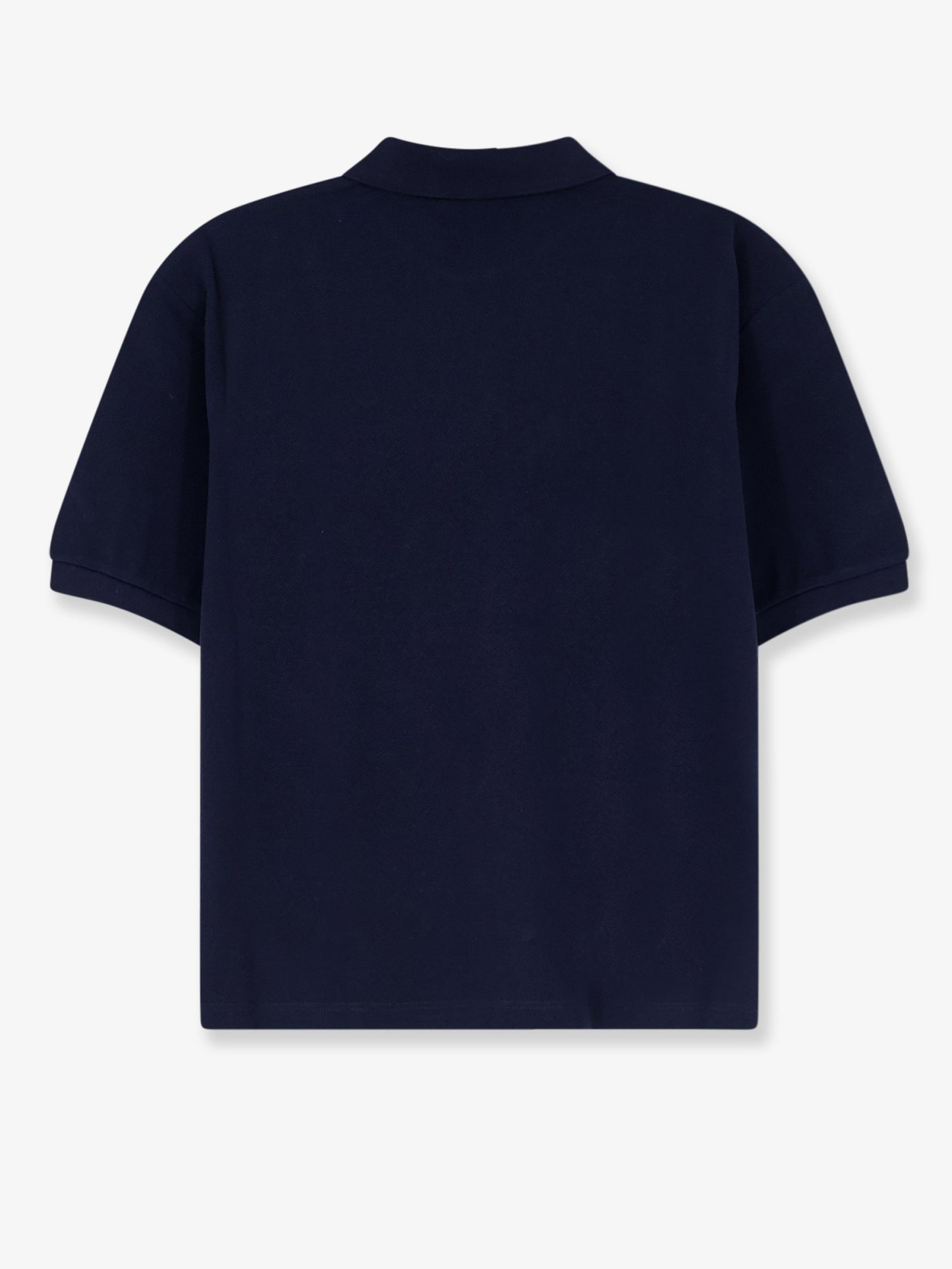 Cotton polo shirt with front embroidered logo