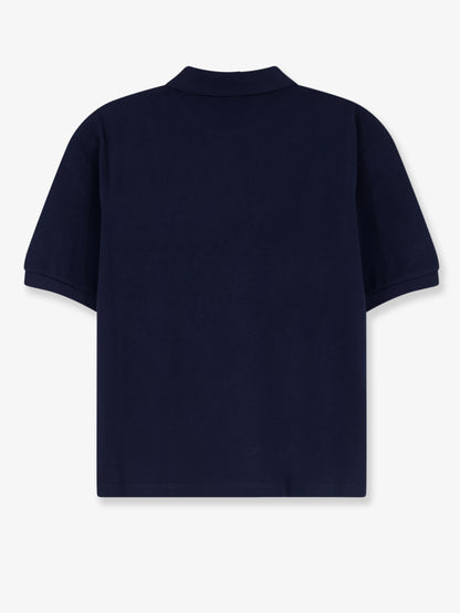 Cotton polo shirt with front embroidered logo thumbnail