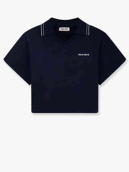 Cotton sweatshirt with Logo embroidery thumbnail