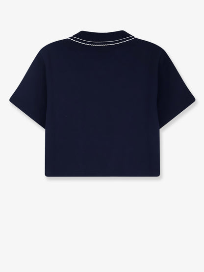 Cotton sweatshirt with Logo embroidery thumbnail