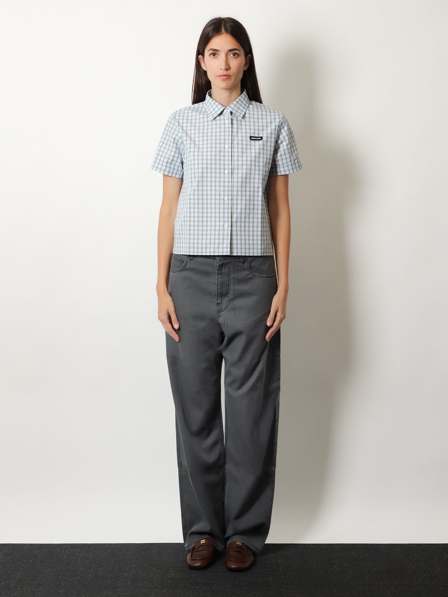 Camicia in cotone Madras