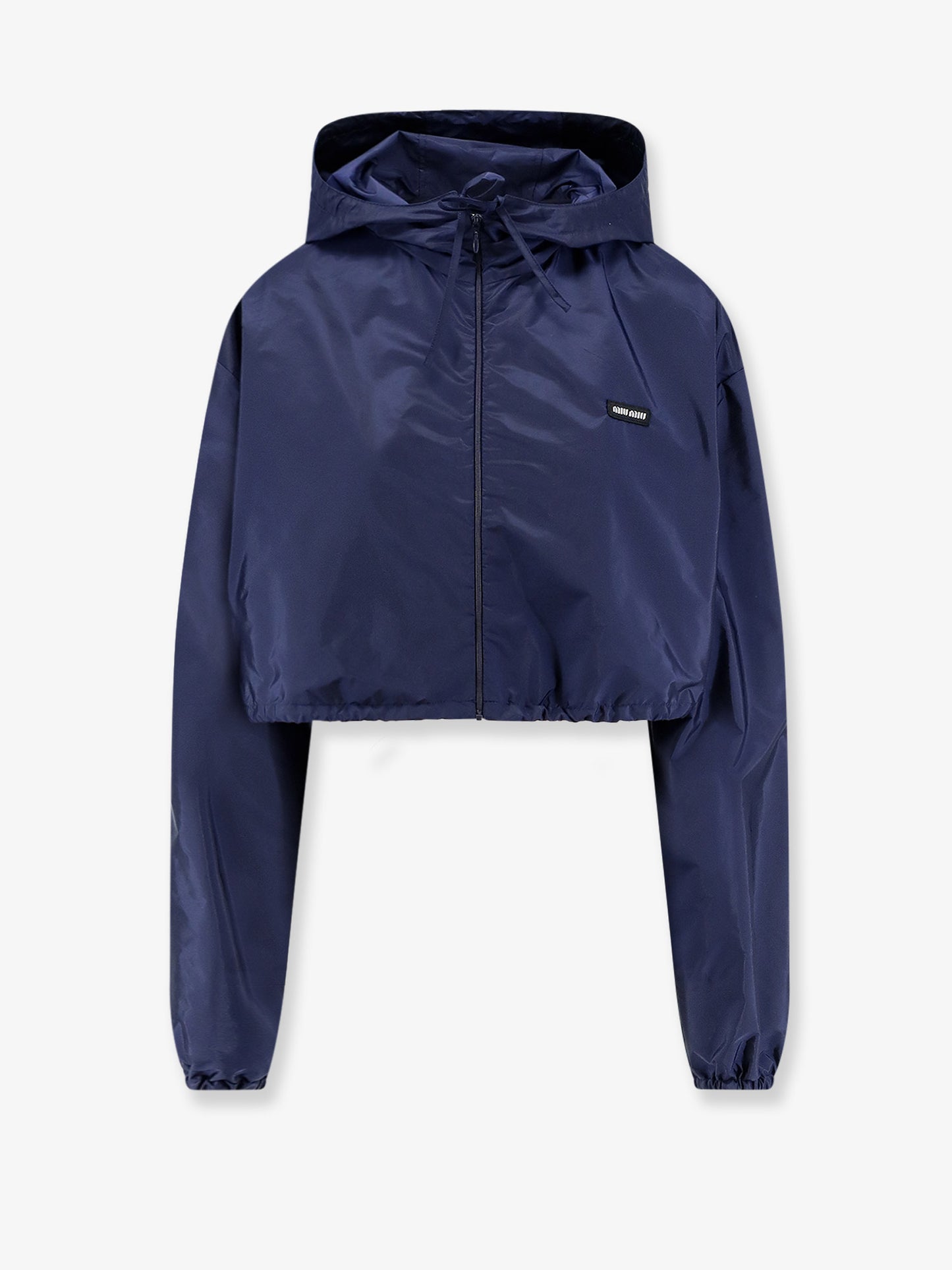Cropped recycled nylon jacket