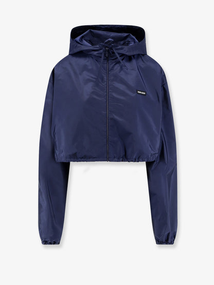 Cropped recycled nylon jacket thumbnail
