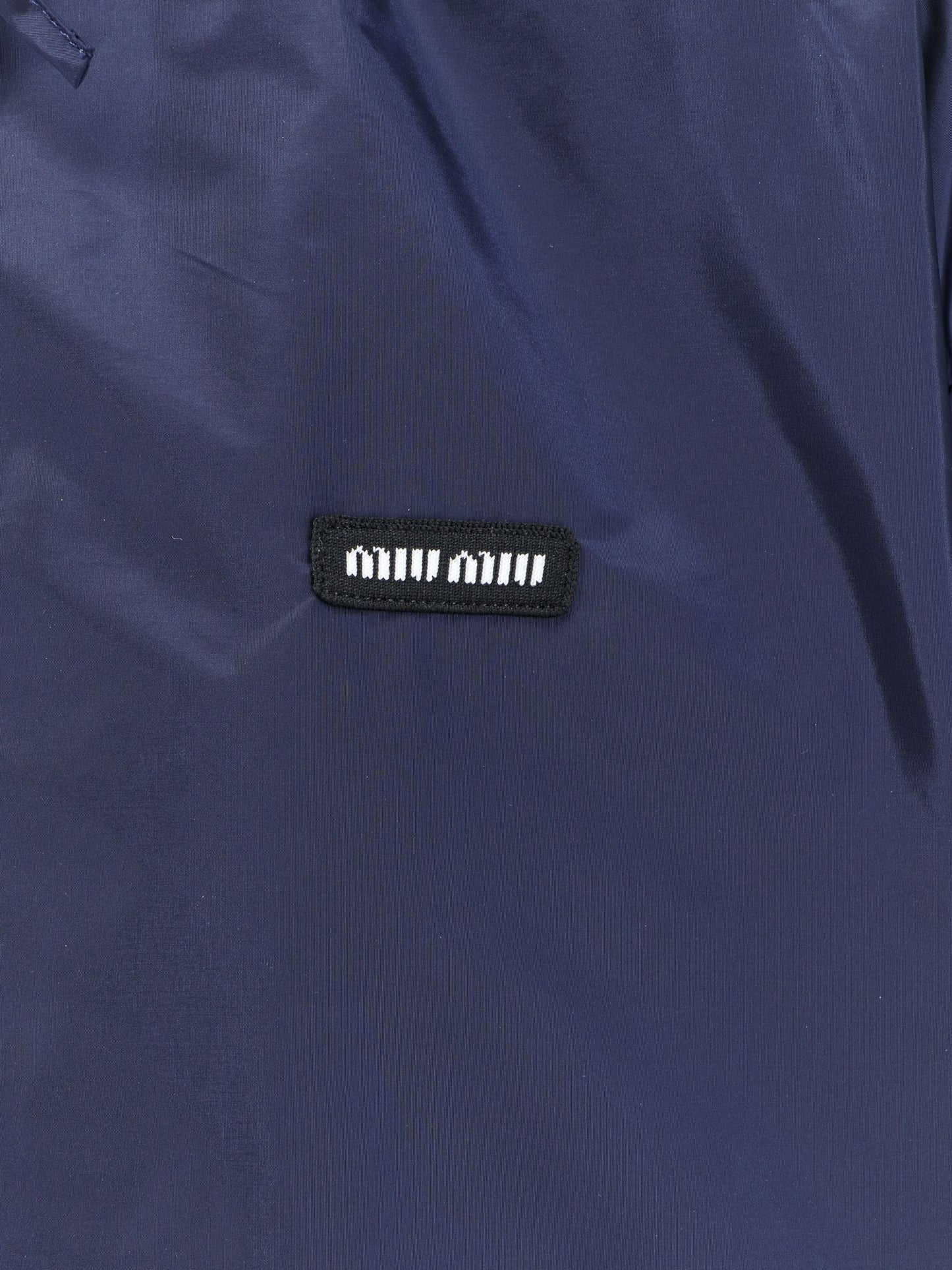 Cropped recycled nylon jacket