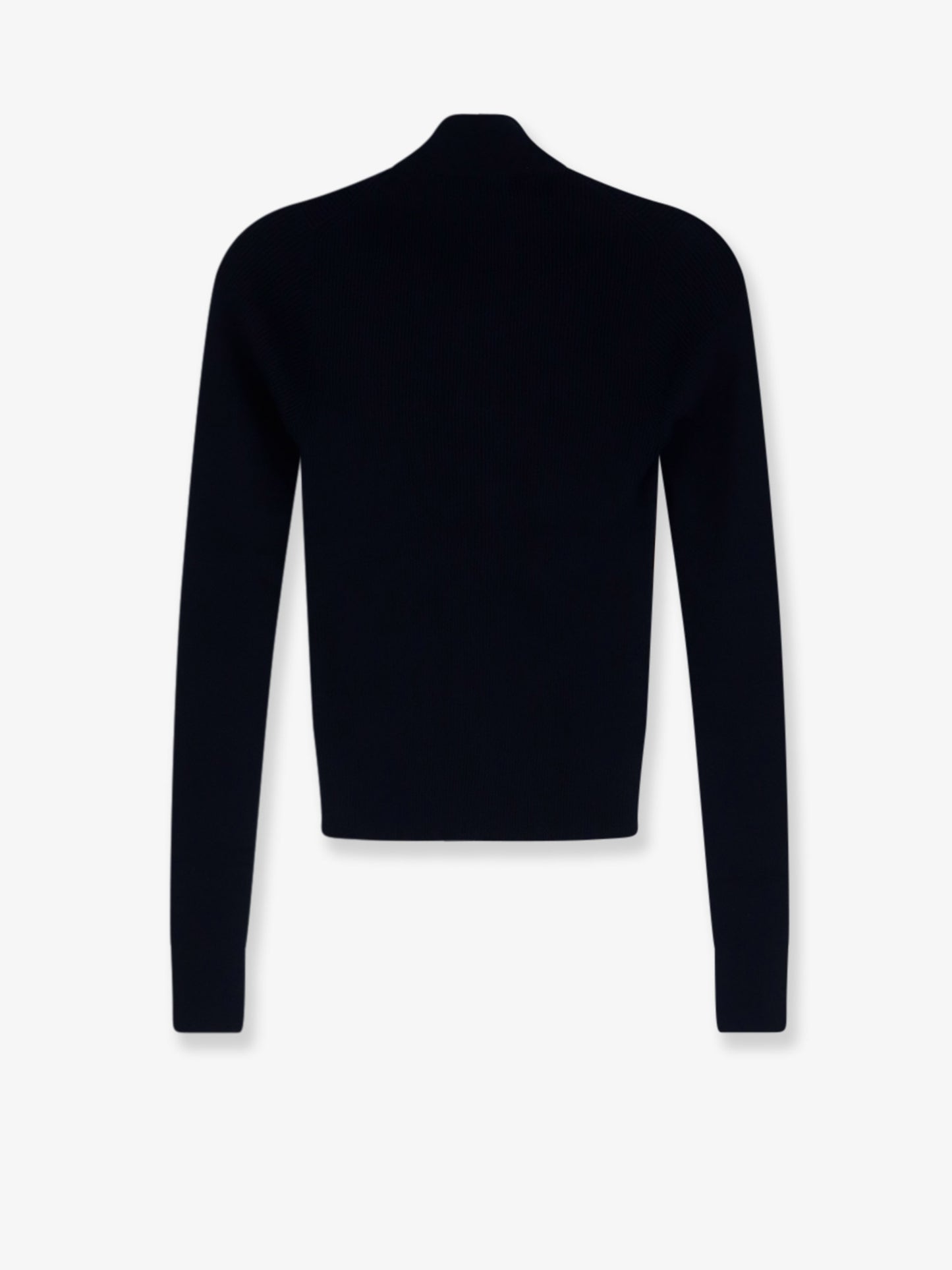 Cardigan in cotone con intarsio logo frontale