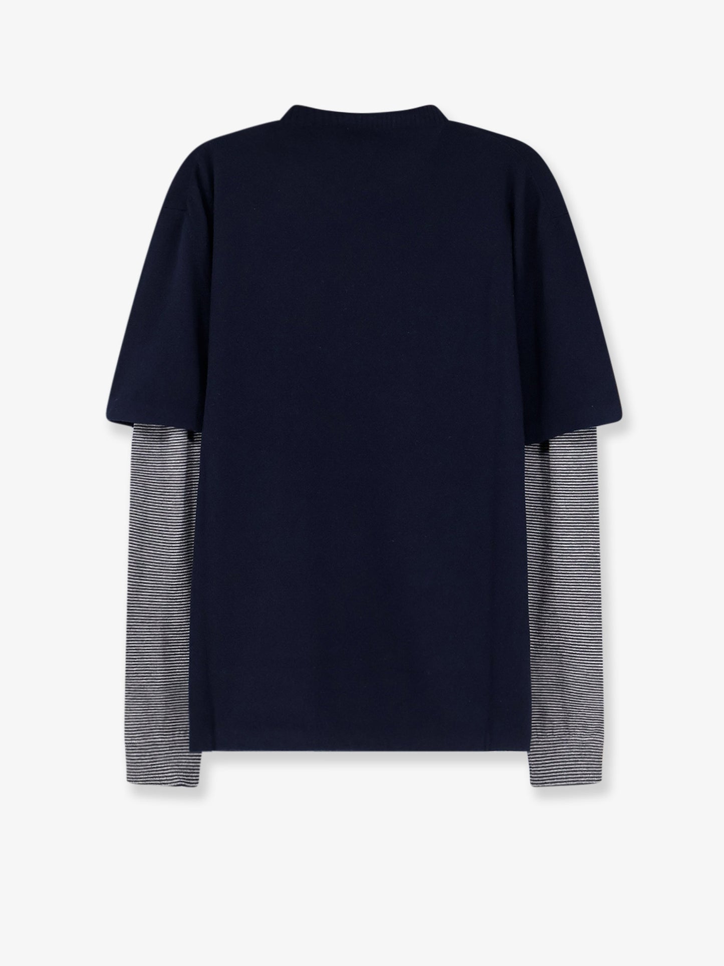 Blend of virgin wool, cashmere and silk sweater