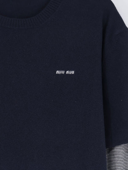 Blend of virgin wool, cashmere and silk sweater thumbnail