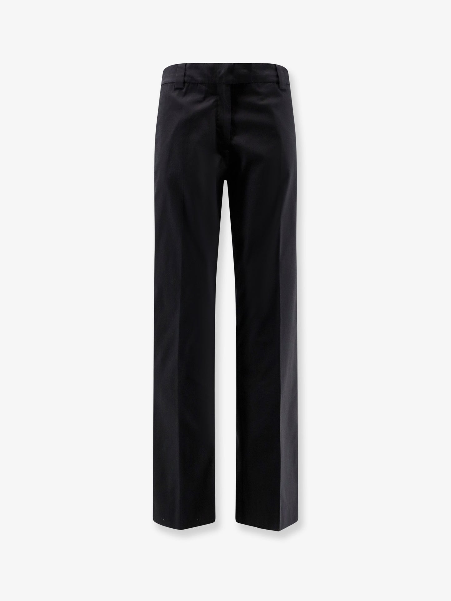 Stretch poplin trousers