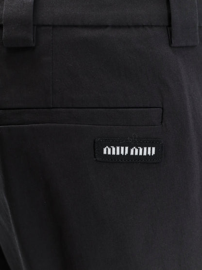Stretch poplin trousers thumbnail