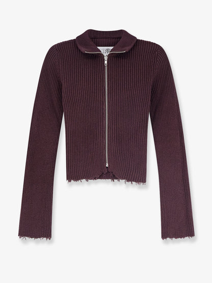 Ribbed cotton cardigan thumbnail