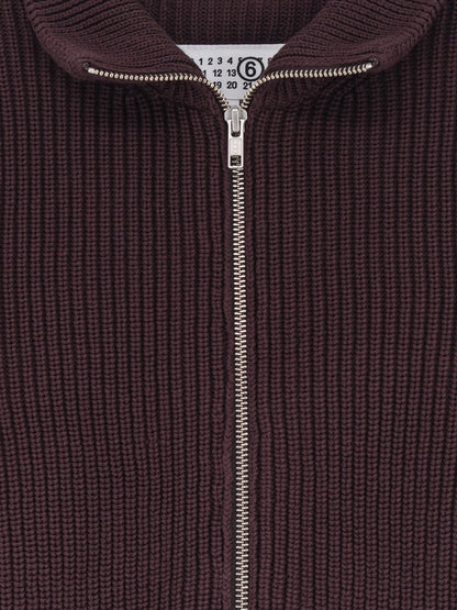 Ribbed cotton cardigan thumbnail