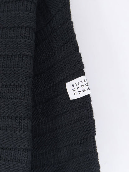 Destroyed effect wool blend sweater thumbnail