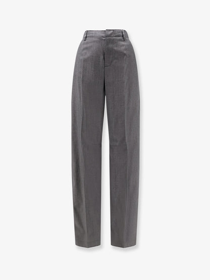 Virgin wool and cotton trousers thumbnail