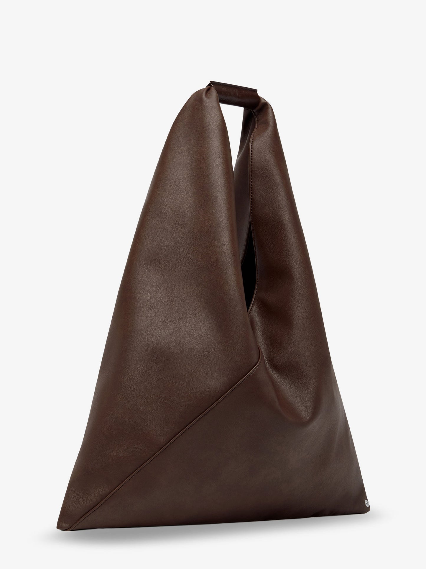 Japanese leather-effect fabric handbag
