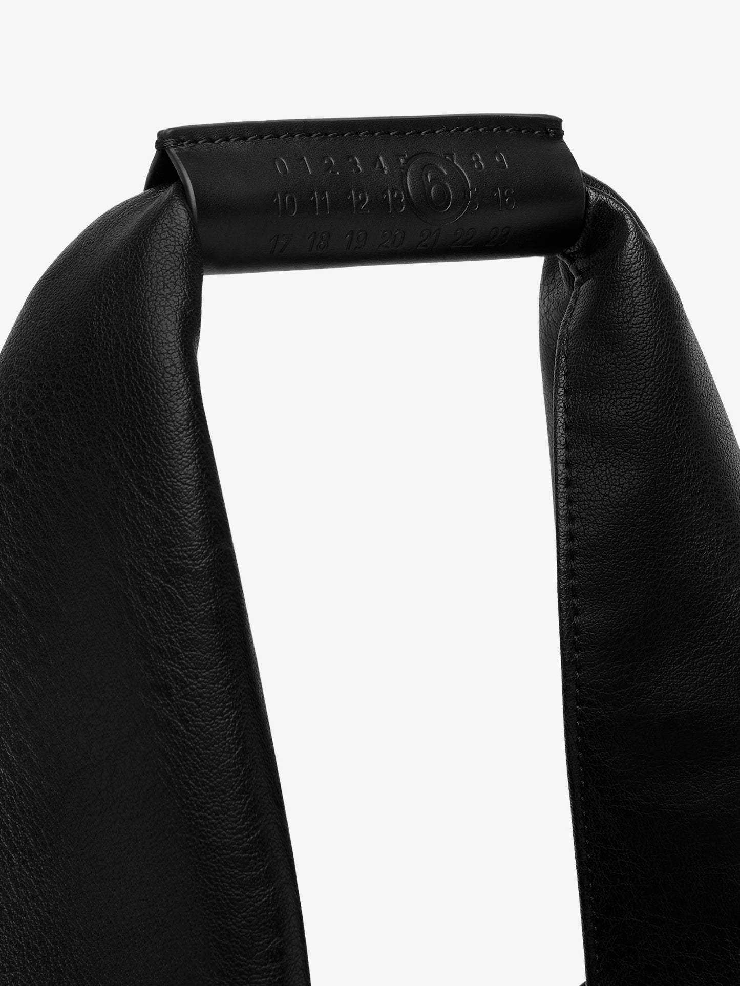 Japanese triangular-shaped tote bag in synthetic leather