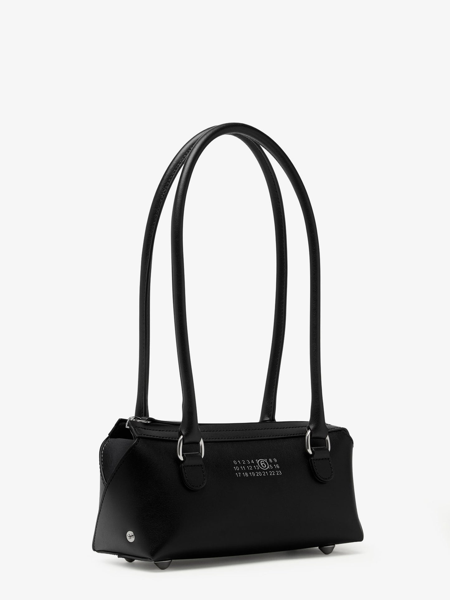 Mini Bauletto leather shoulder bag