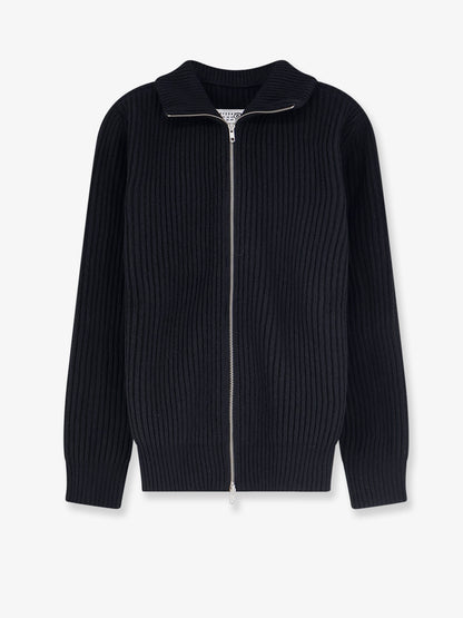 Cardigan in misto lana a costine thumbnail