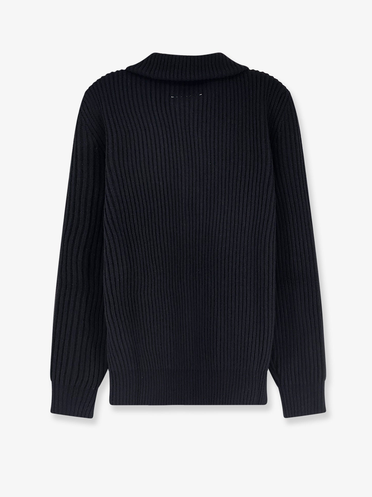Cardigan in misto lana a costine