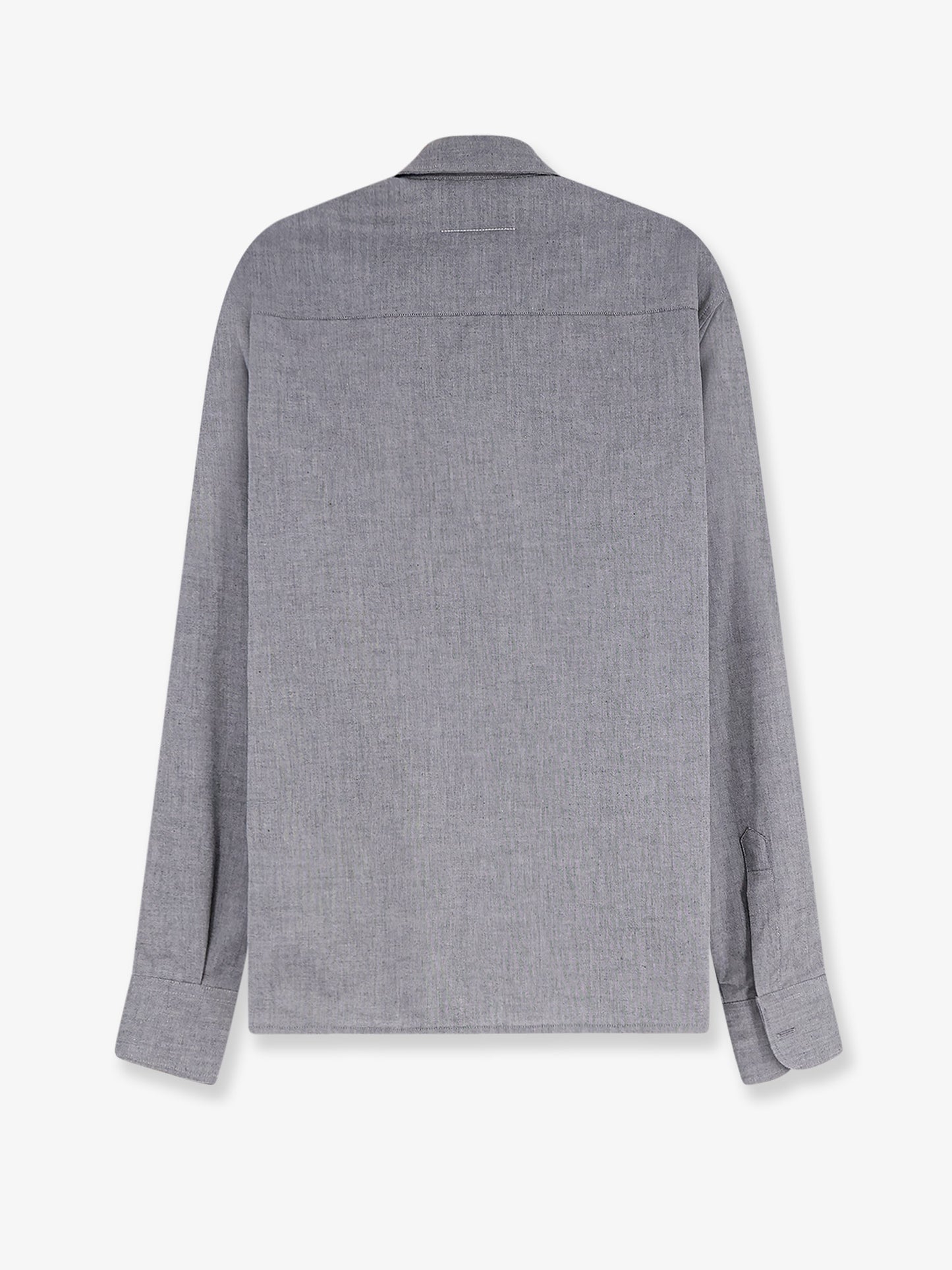 Cotton shirt with zip