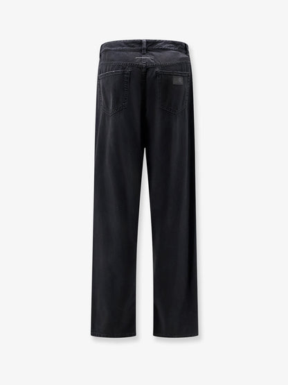 Black denim trousers thumbnail