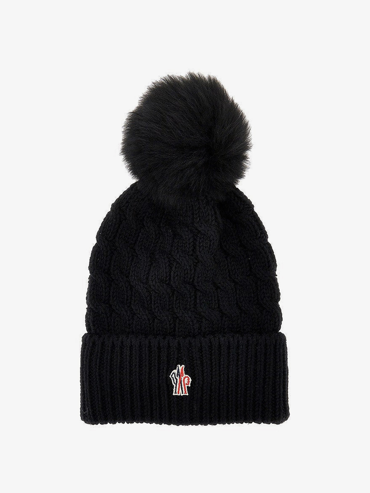 Cappello in lana con pon pon