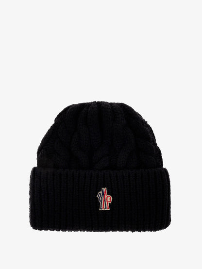 Cable-knit wool-blend hat thumbnail