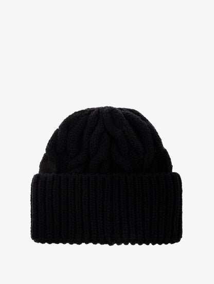 Cable-knit wool-blend hat thumbnail