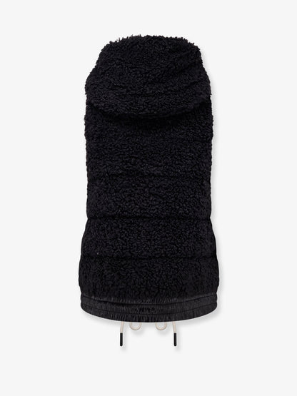Fleece hooded down jacket thumbnail
