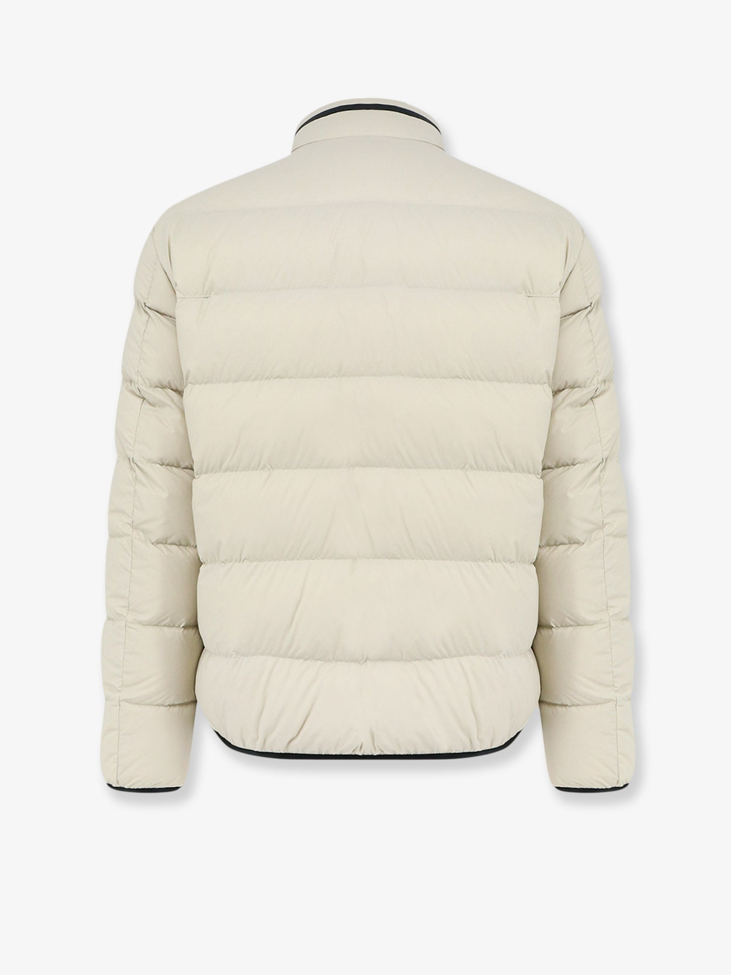 Dalalven nylon down jacket with contrasting profiles