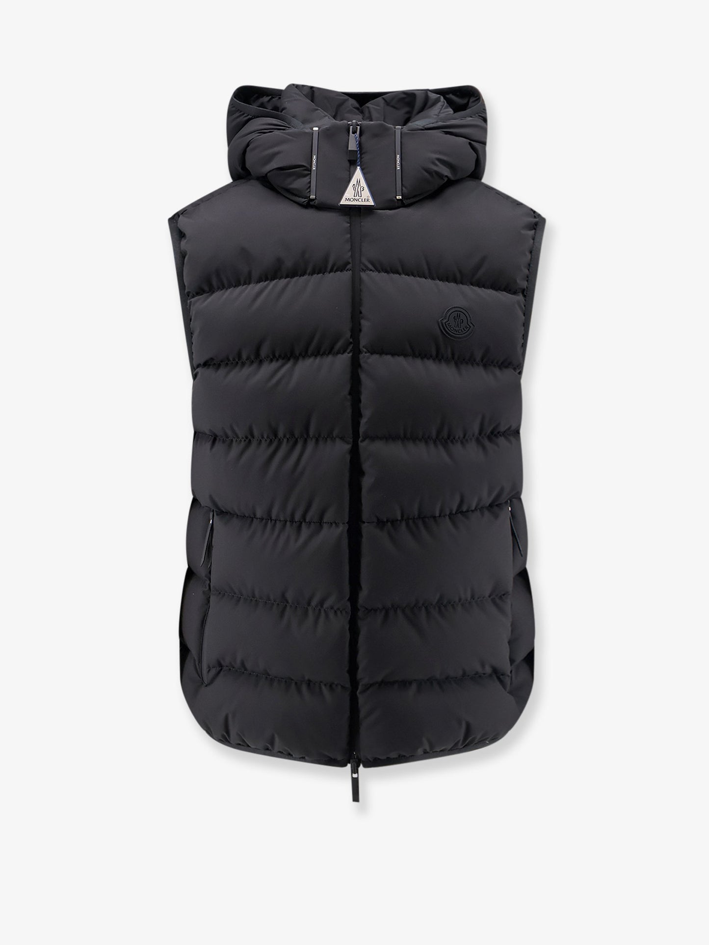Arinella Matt Black sleeveless down jacket