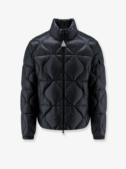 Asurel short down jacket with geometric stitching thumbnail