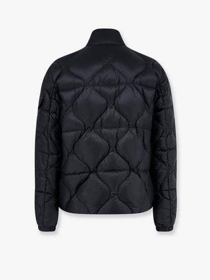 Asurel short down jacket with geometric stitching thumbnail